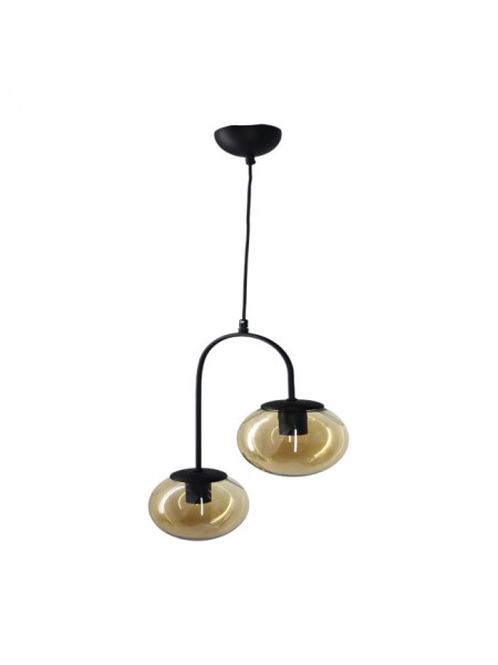 Joker Siyah 2'li Bal Camlı Avize