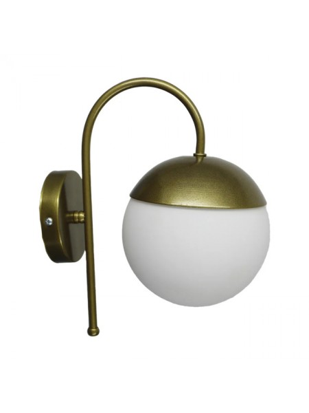 Arya Eskitme Bal Camlı Aplik - Kaliteli Modern Metal Aplik