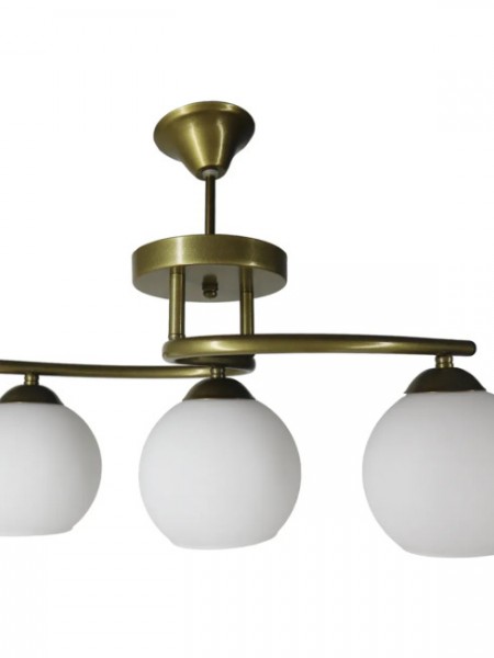 Fuji Eskitme 3'lü Beyaz Camlı Avize