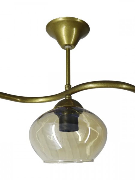 Fuji Eskitme Tekli Bal Yatsı Camlı Avize