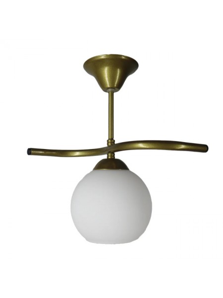 Fuji Eskitme Tekli Beyaz Camlı Avize