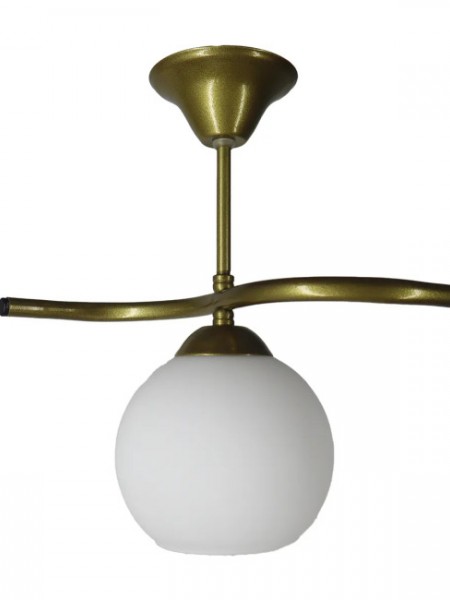 Fuji Eskitme Tekli Beyaz Camlı Avize