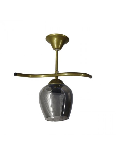 Fuji Eskitme Tekli Füme Camlı Avize