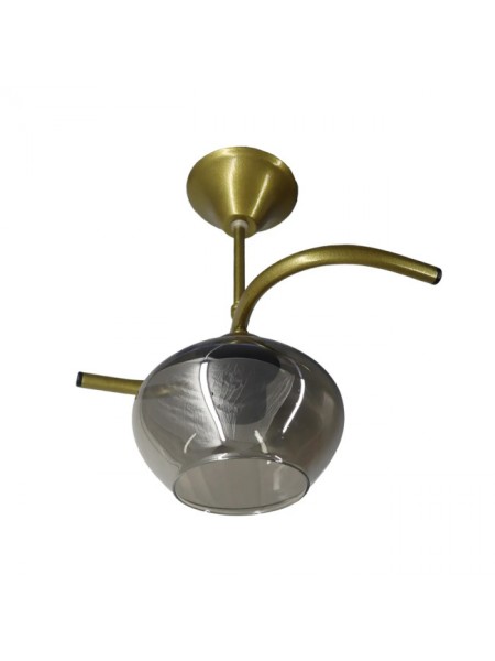 Fuji Eskitme Tekli Füme Yatsı Camlı Avize