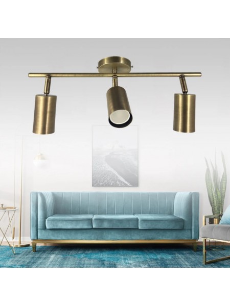 Lüks Spot Eskitme 3'lü Avize