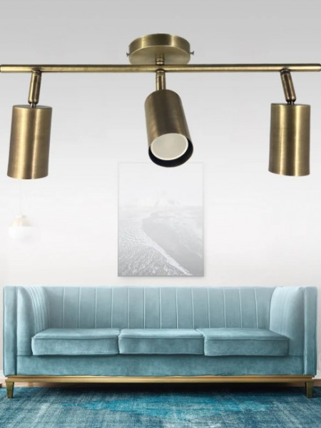 Lüks Spot Eskitme 3'lü Avize